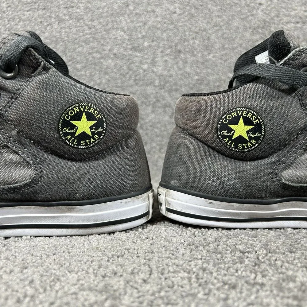 Converse Chuck Taylor All Star Axel Mid Kids Size 1 Gray Black Athletic Shoes